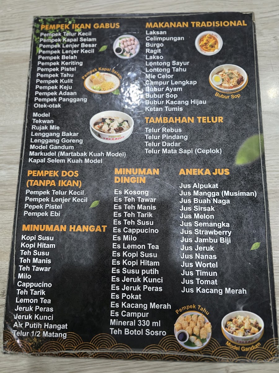 Menu Pempek Pak Raden-1