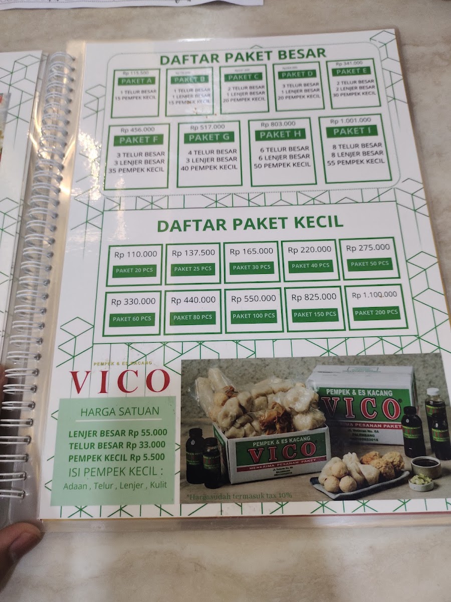 Menu Pempek Vico Sudirman-1