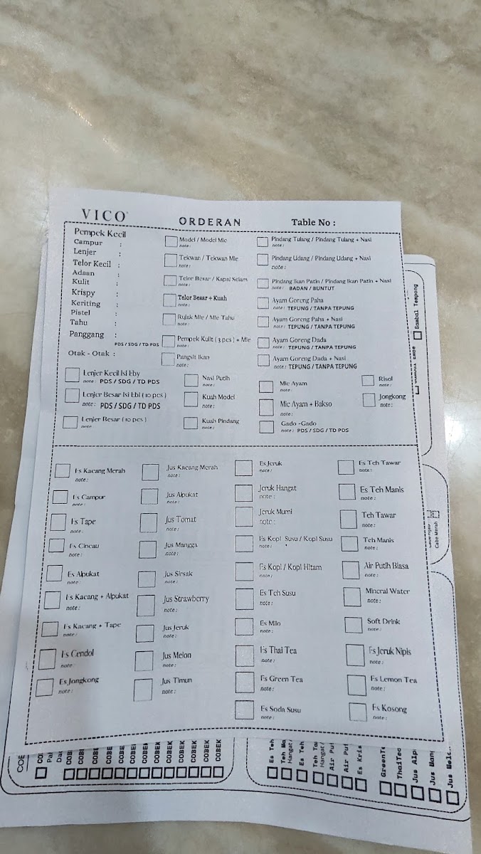 Menu Pempek Vico Sudirman-10