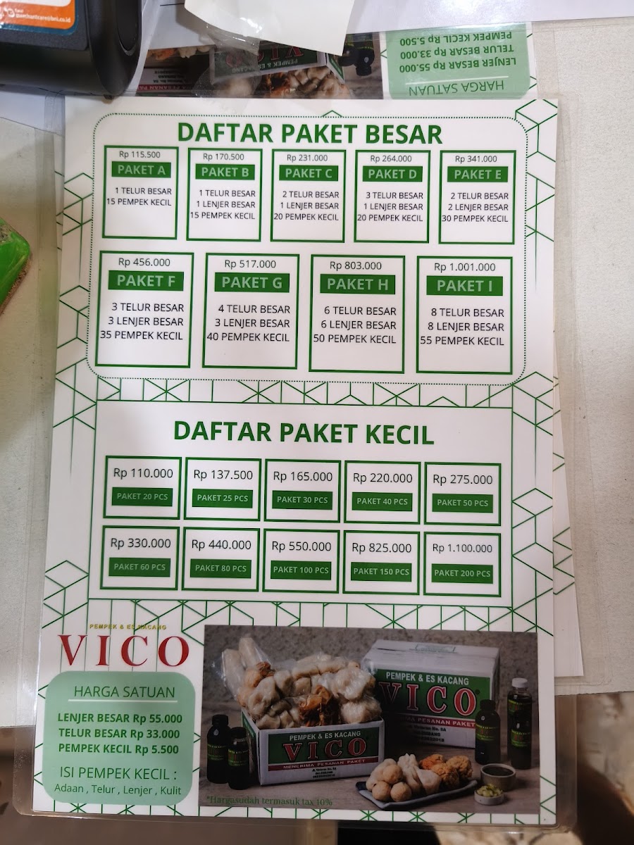 Menu Pempek Vico Sudirman-2