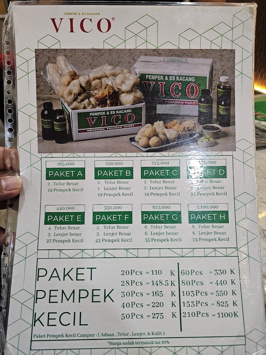 Menu Pempek Vico Sudirman-3