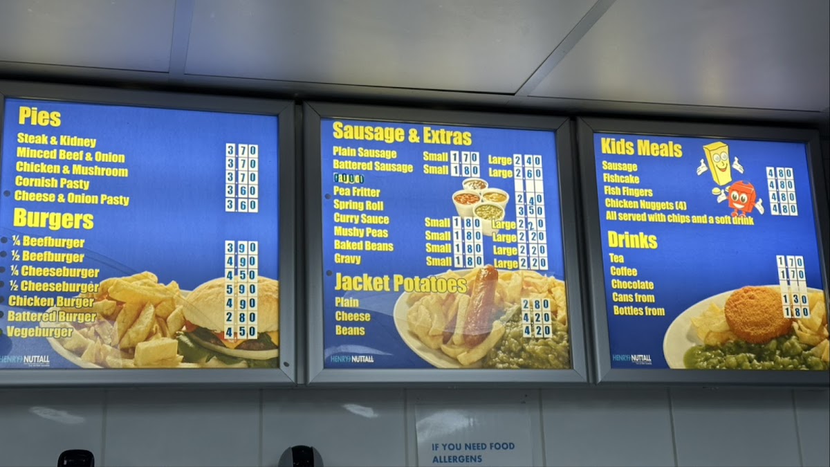 Menu Pendra's Fish & Chips-1