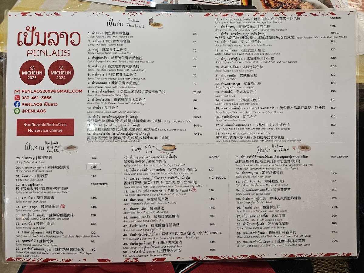 Menu Penlaos Khaoyai-9