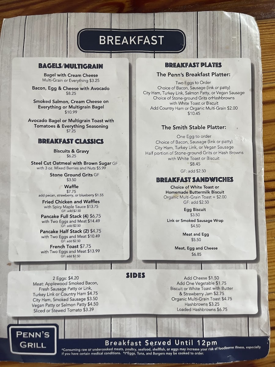 Menu Penn’S Grill-4