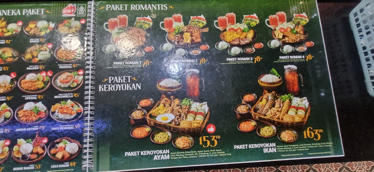 Menu Penyetan Cok Gajah Mada Plaza-10