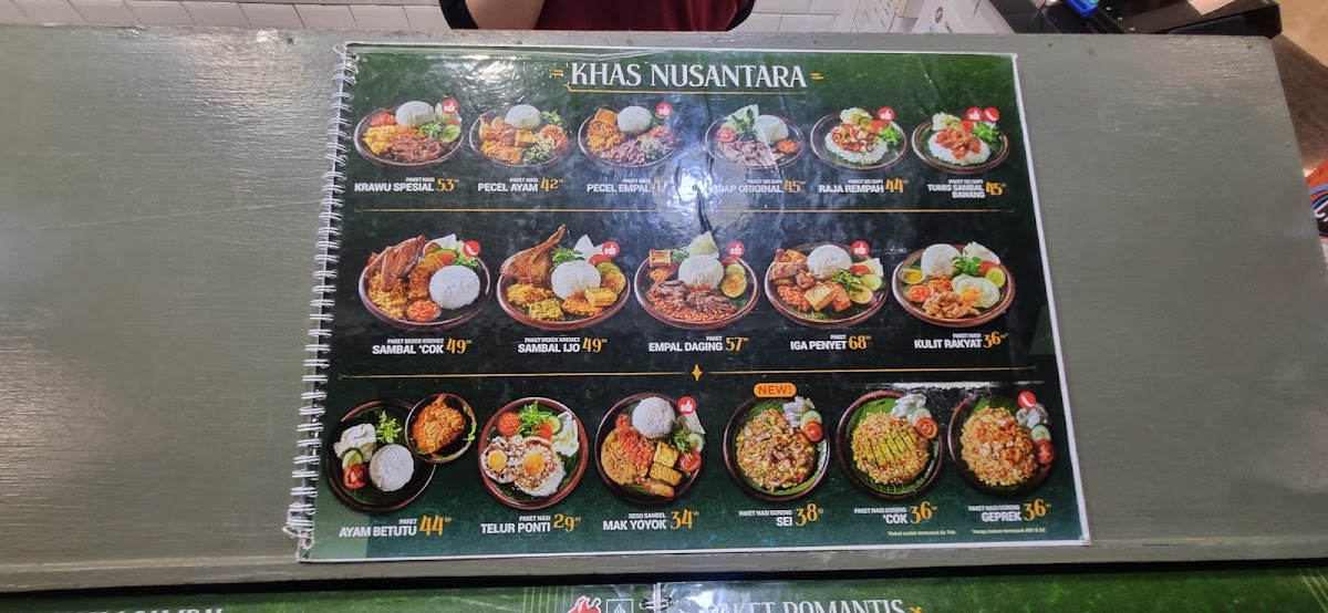 Menu Penyetan Cok Gajah Mada Plaza-6