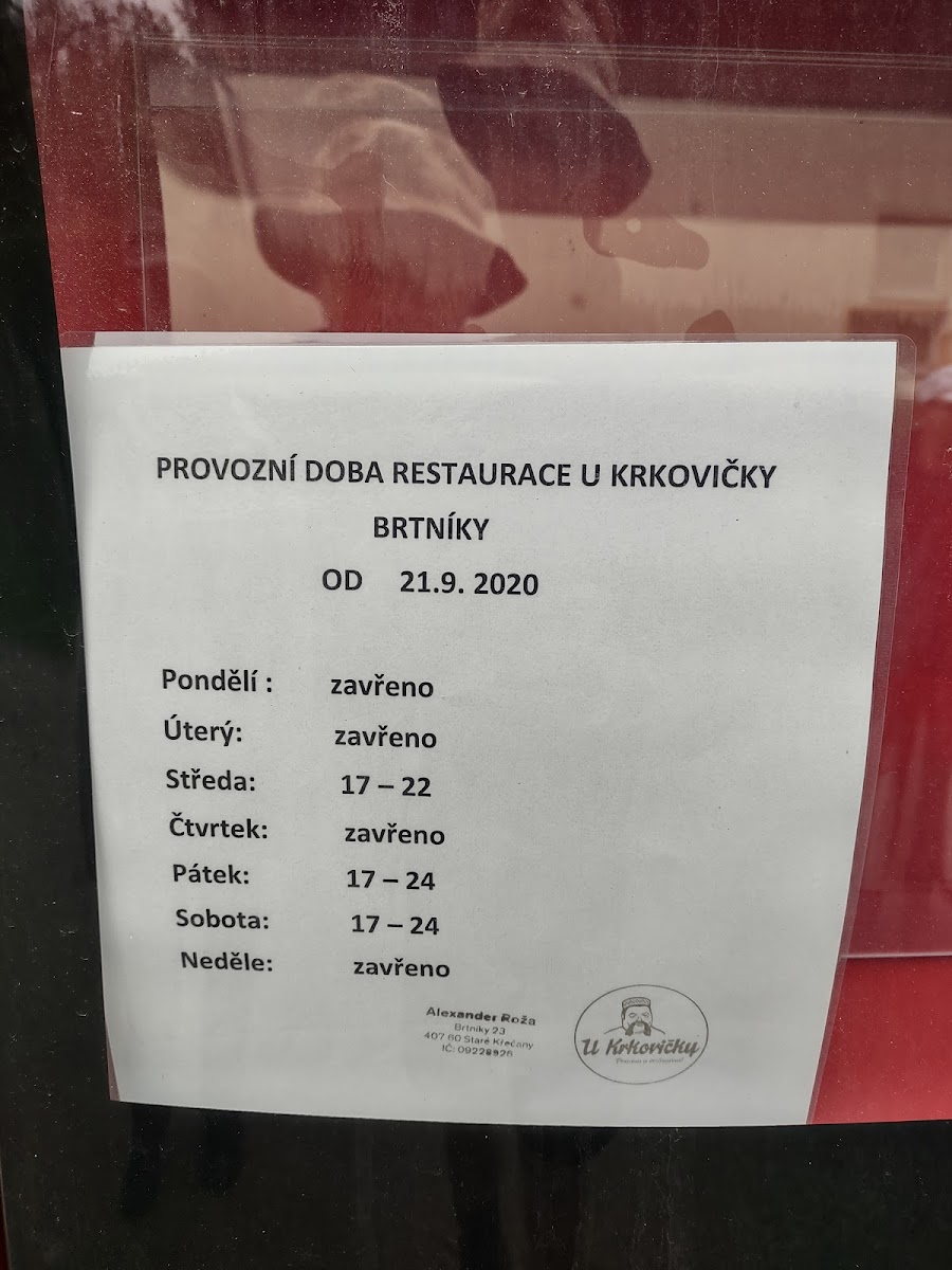 Menu Penzion Brtníky 23-3