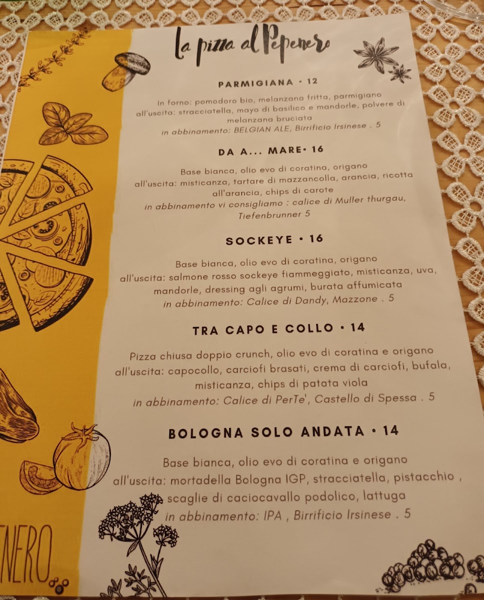 Menu Pepenero Bistrot Italiano-2