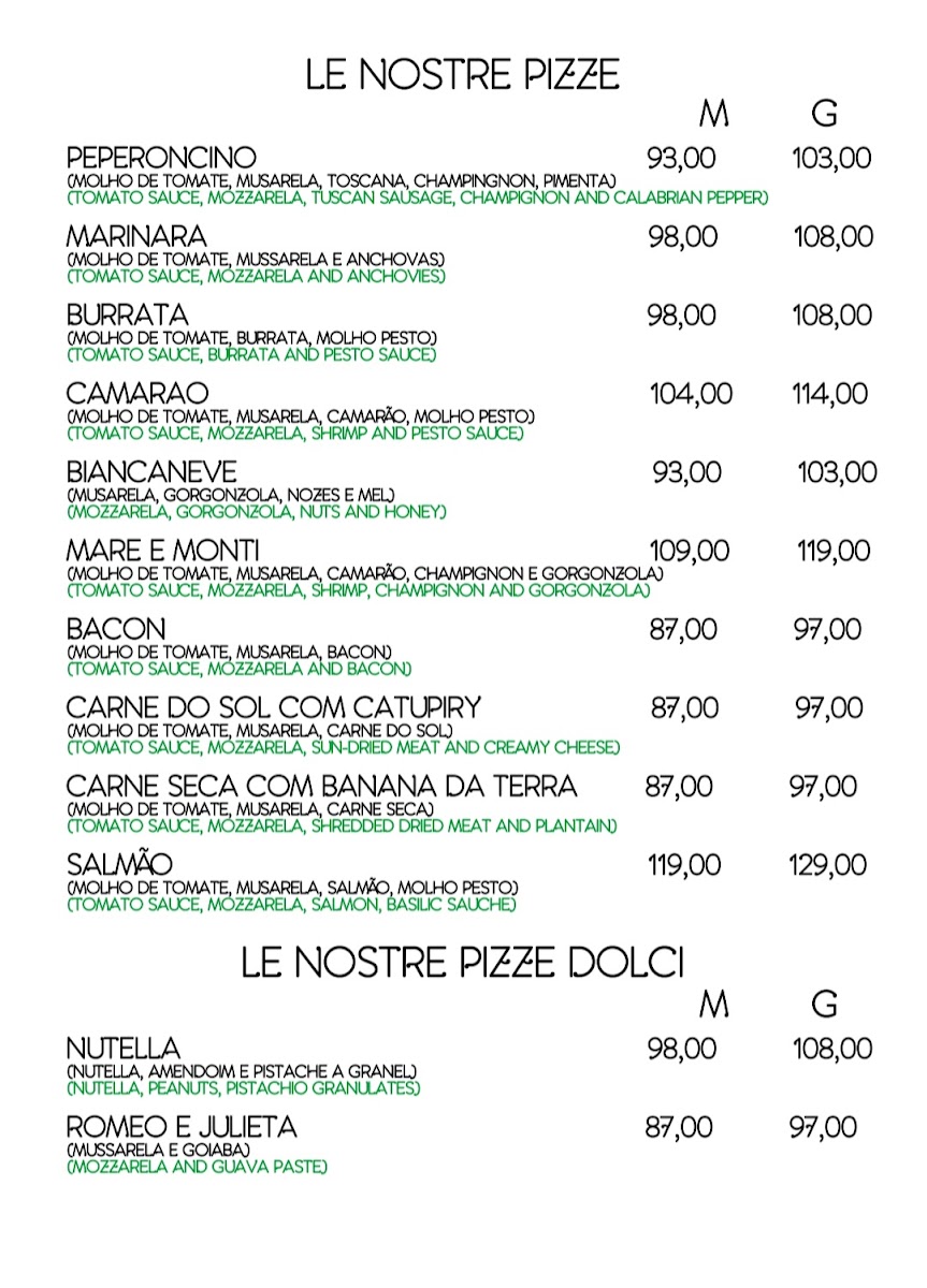 Menu Peperoncino Pizzaria Italiana-3