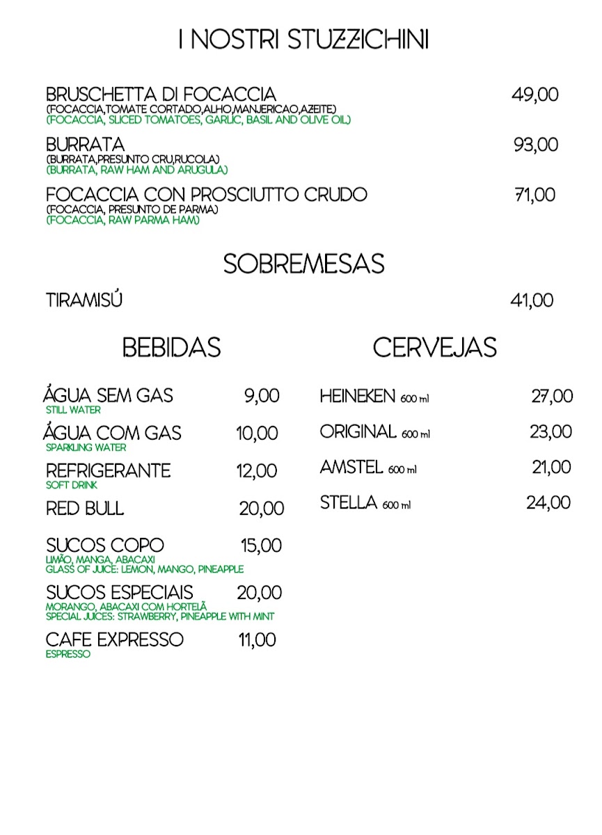 Menu Peperoncino Pizzaria Italiana-9
