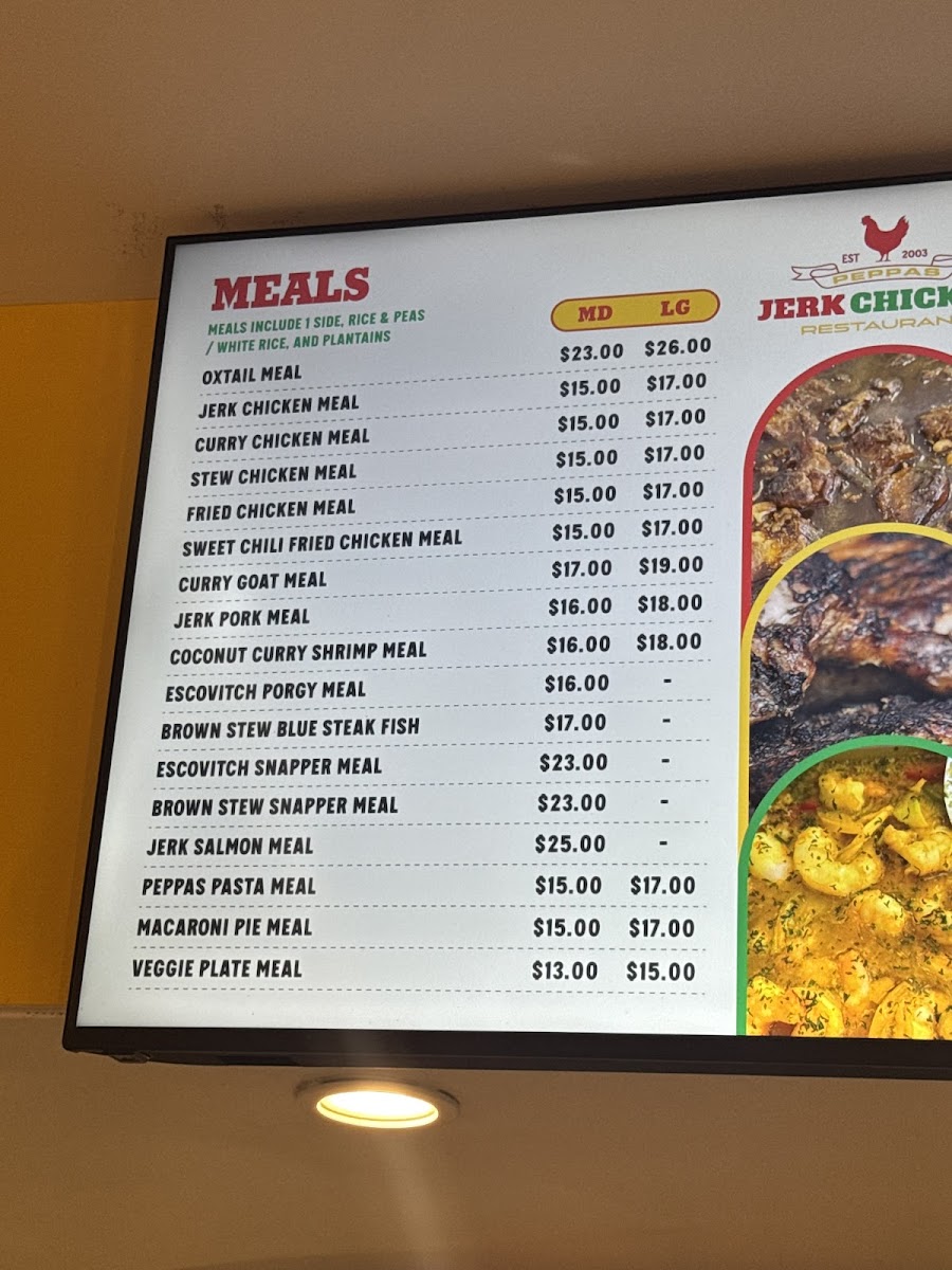Menu Peppas Jerk Chicken - Park Slope-2
