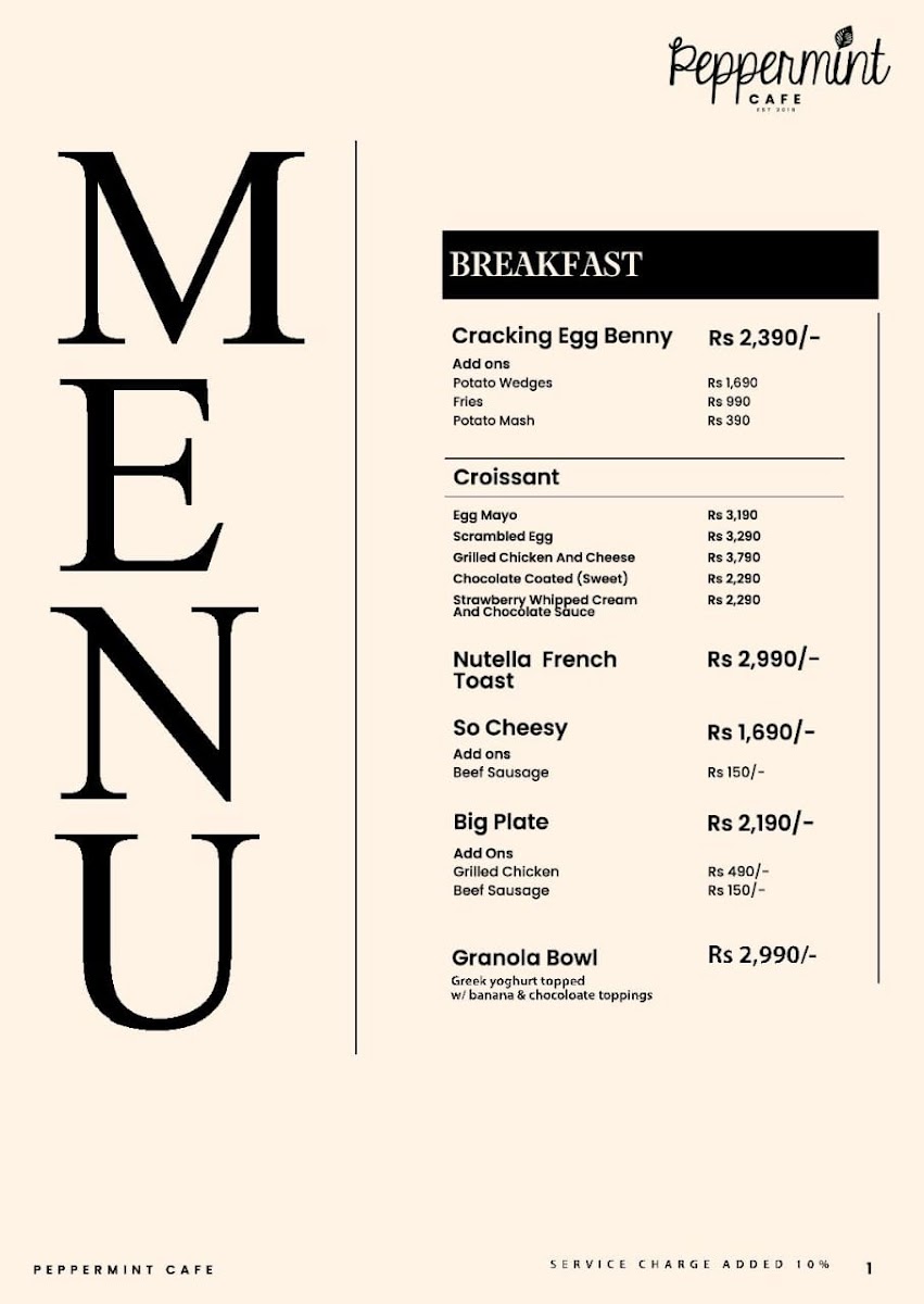 Menu Peppermint Cafe-3