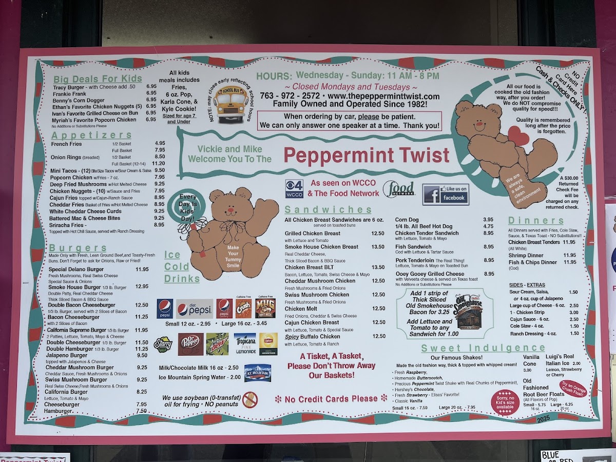 Menu Peppermint Twist Drive In-1
