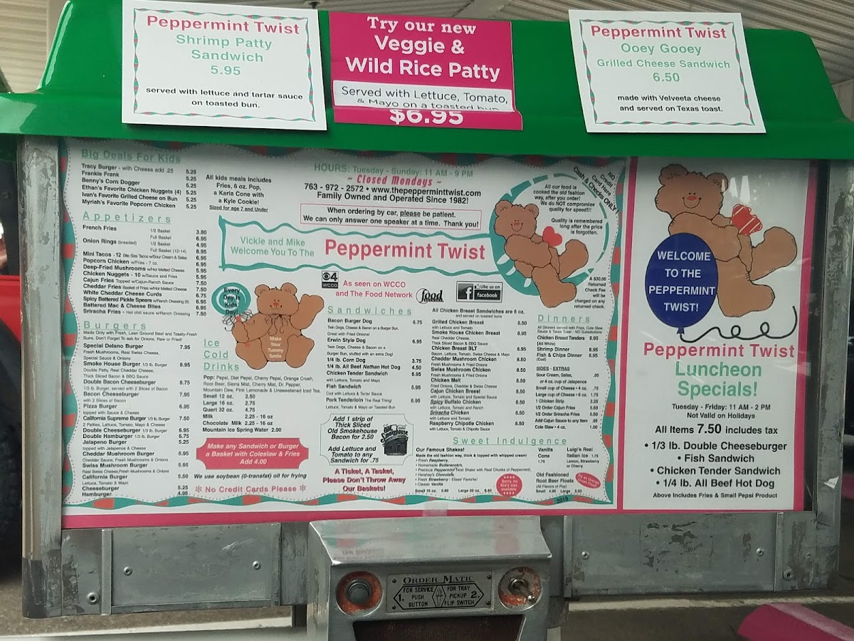 Menu Peppermint Twist Drive In-7
