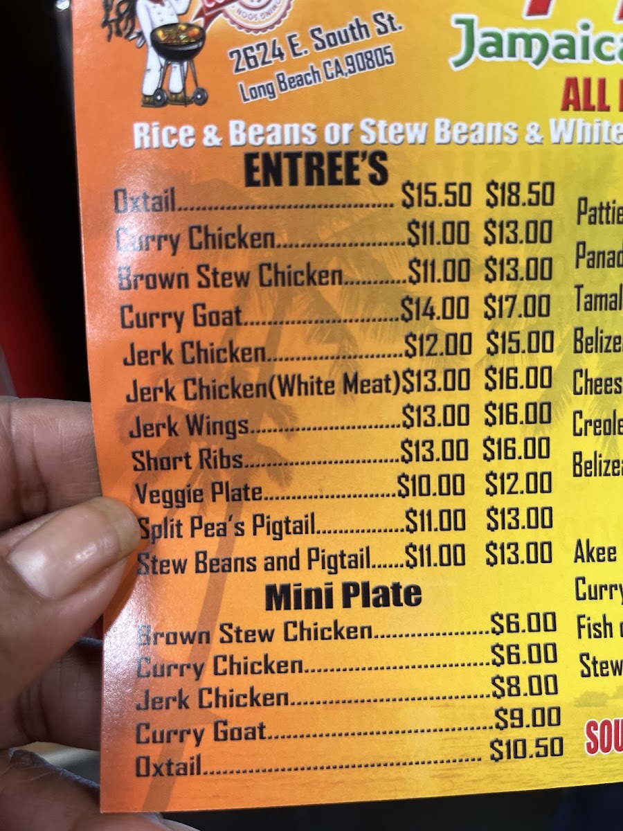 Menu Pepper's Jamaican Belizean Cuisine-6