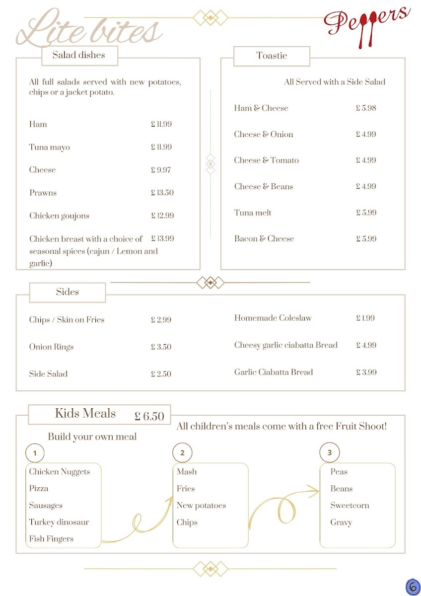 Menu Peppers Restaurant-3