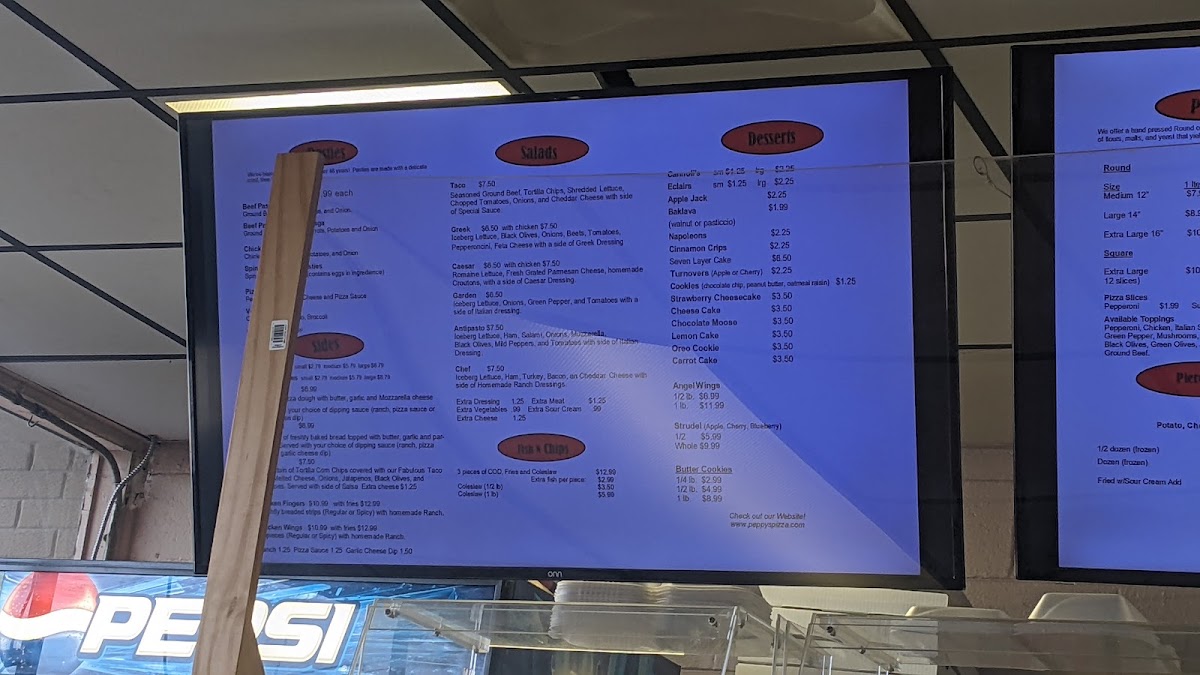 Menu Peppy's Pizza And Pasties-4