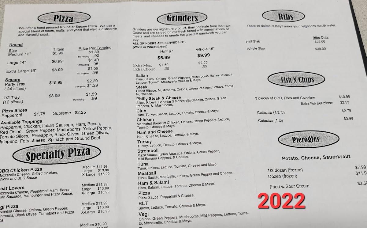 Menu Peppy's Pizza And Pasties-5