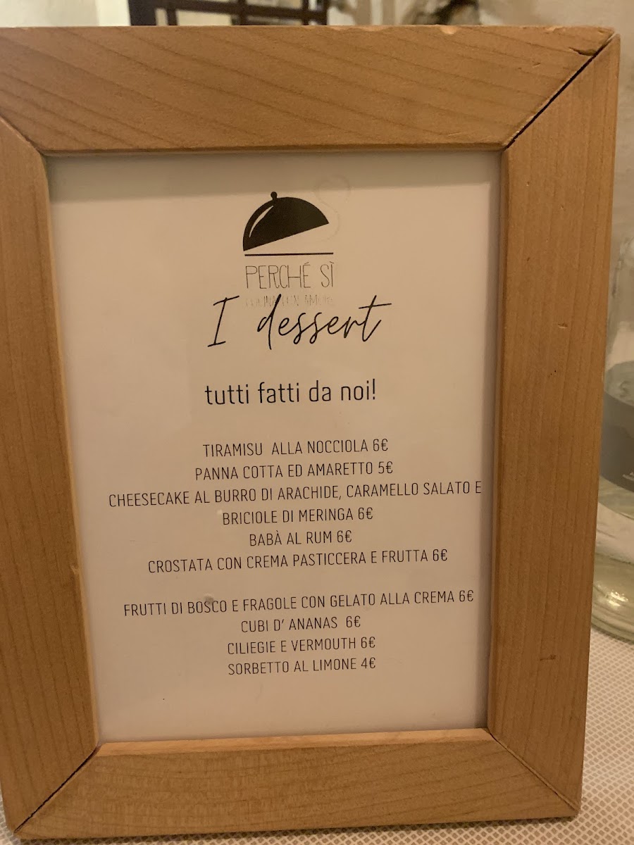 Menu Perché Sì-4