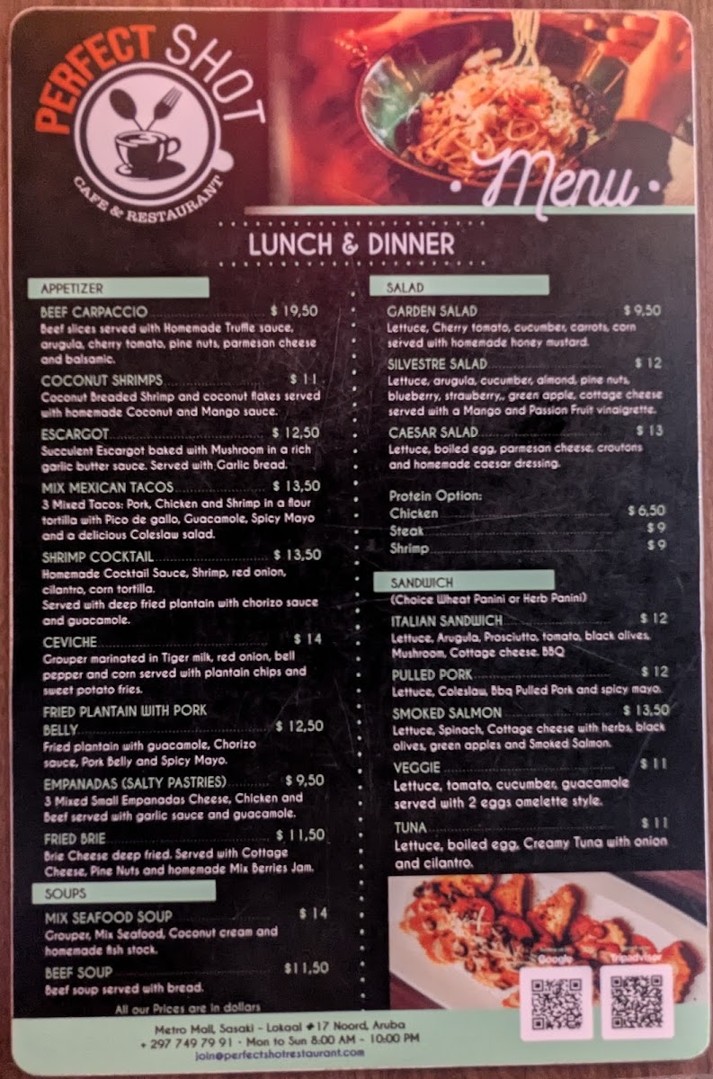 Menu Perfect Shot Café & Restaurant-3