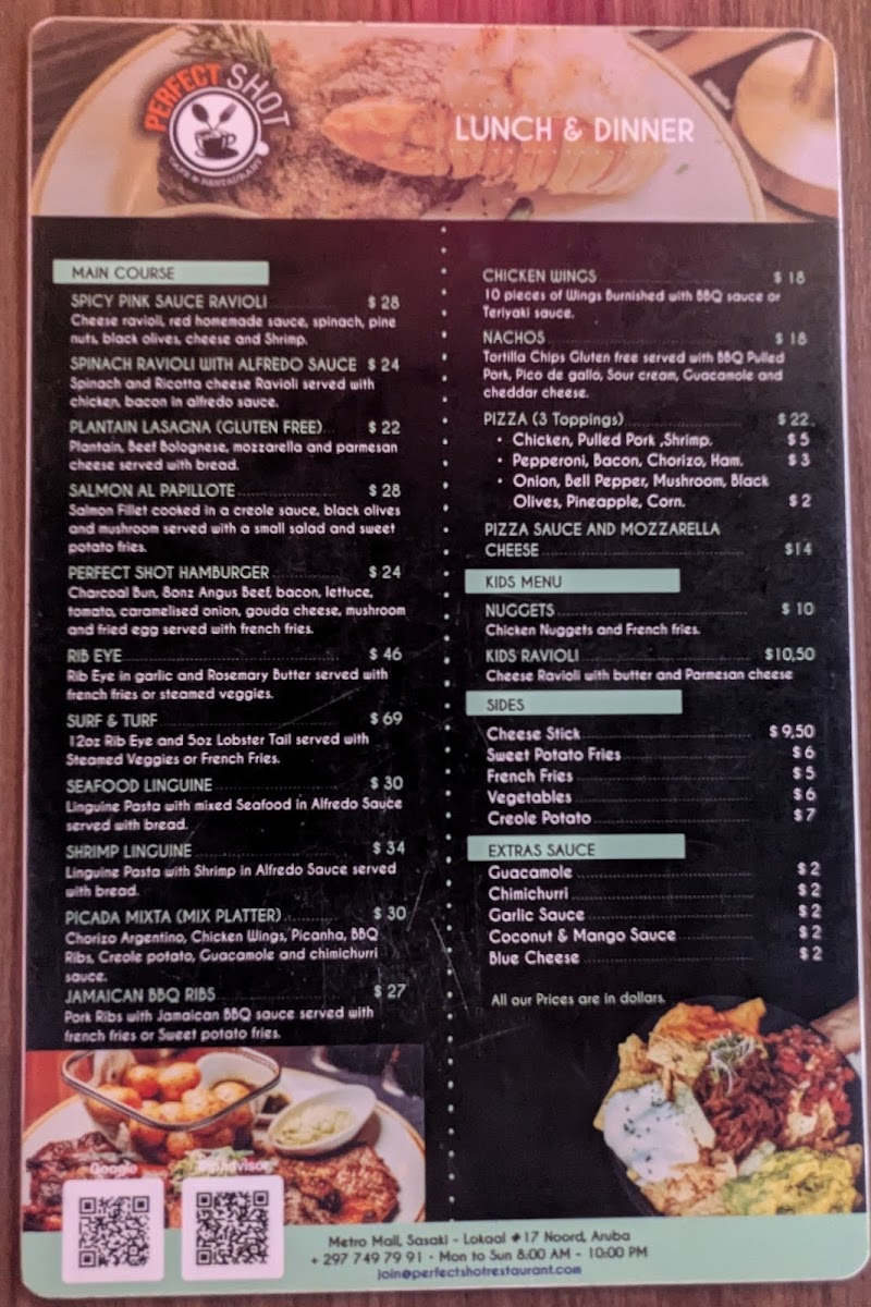 Menu Perfect Shot Café & Restaurant-4