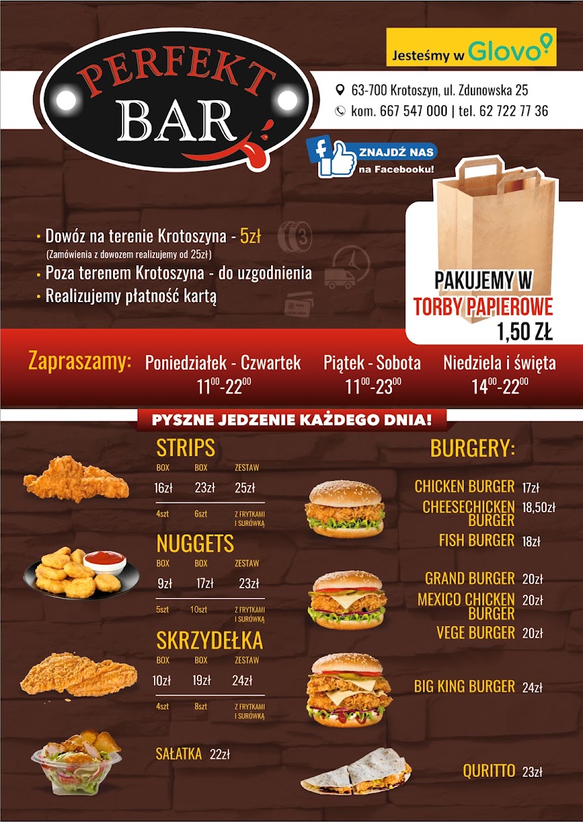 Menu Perfekt Bar Restauracja-1