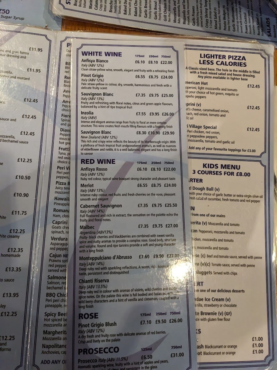 Menu Peri Village-2