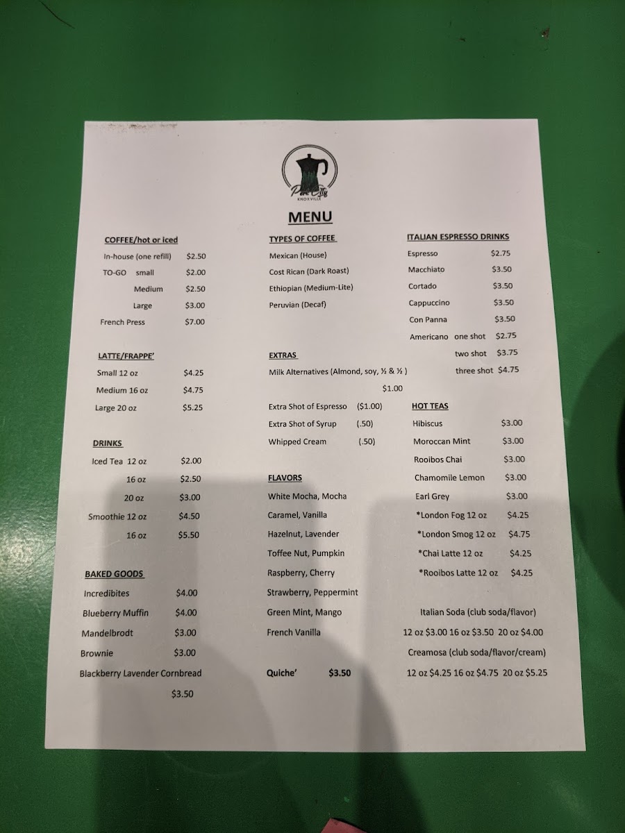 Menu Perk City-2