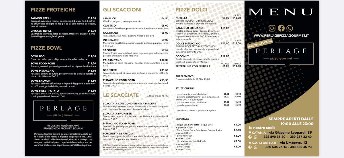 Menu Perlage Pizza Gourmet - Sant'agata Li Battiati-3
