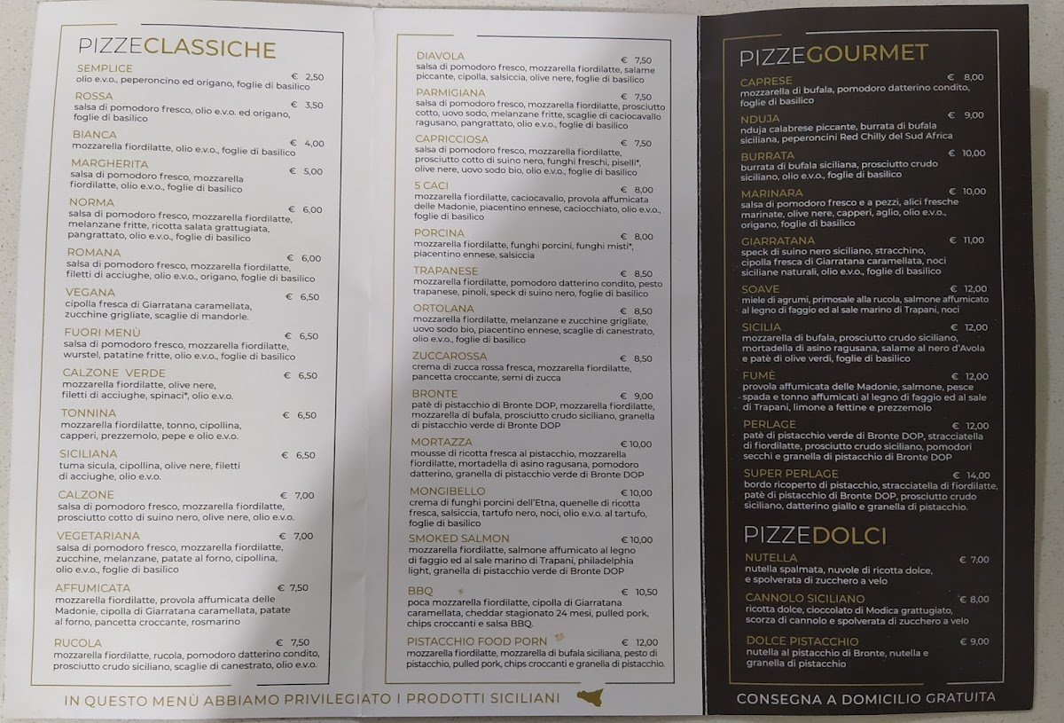 Menu Perlage Pizza Gourmet - Sant'agata Li Battiati-4