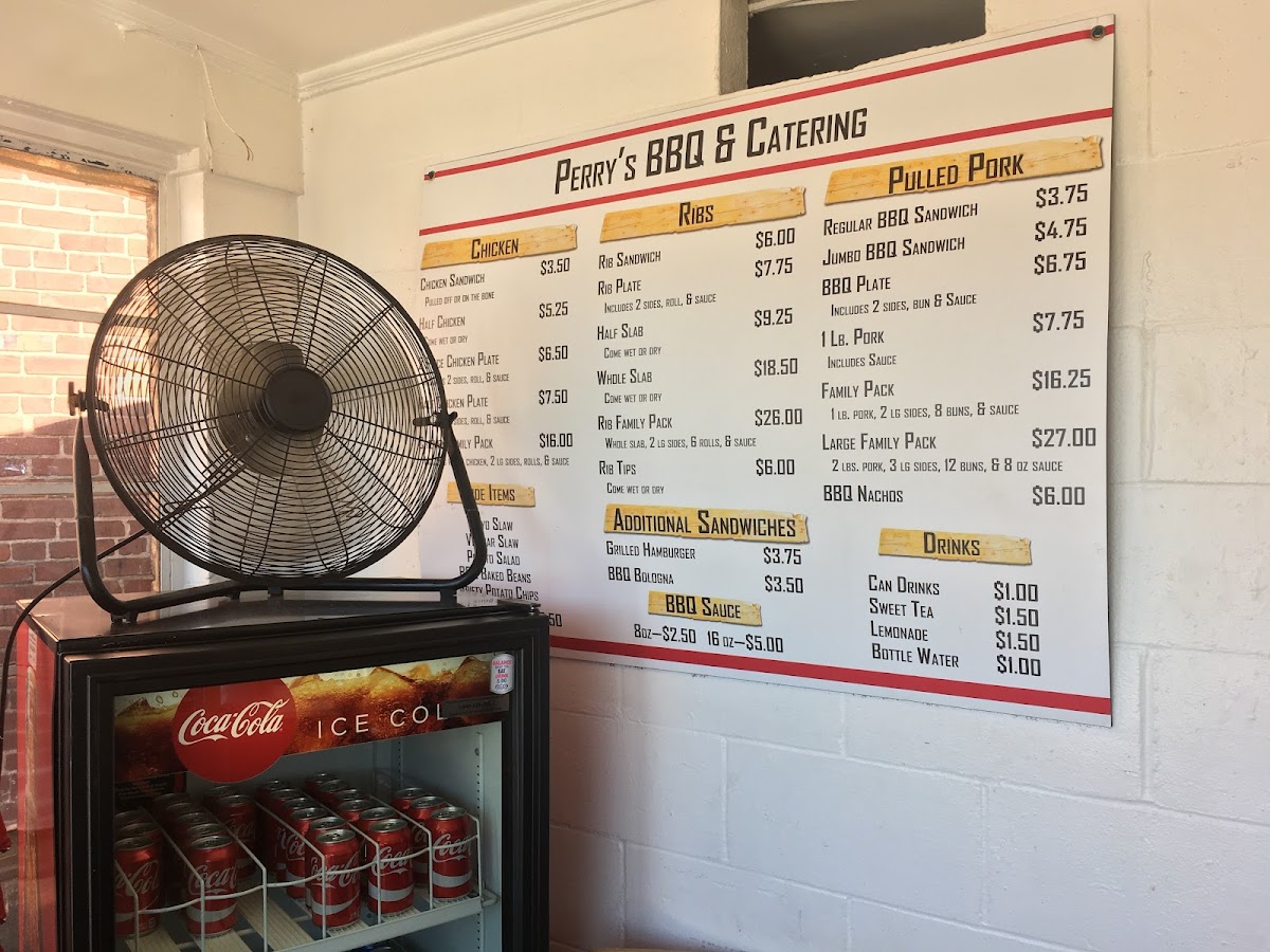 Menu Perry's Bbq & Catering-5