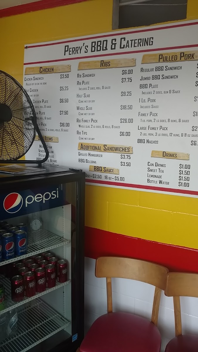 Menu Perry's Bbq & Catering-9