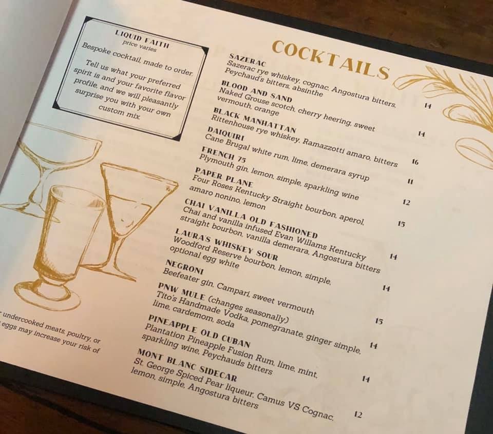 Menu Perry's Cocktail Bar-6