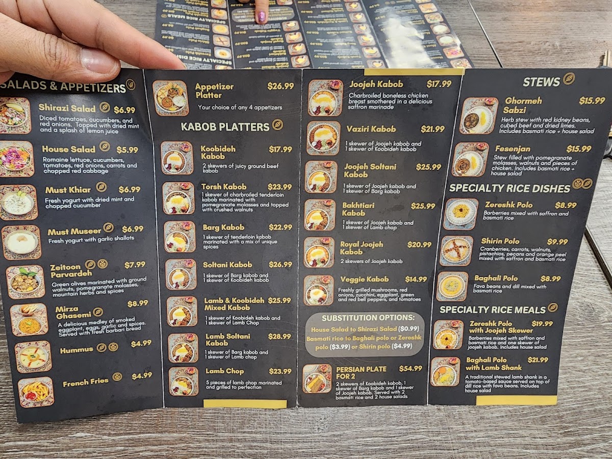 Menu Persian Plate-5