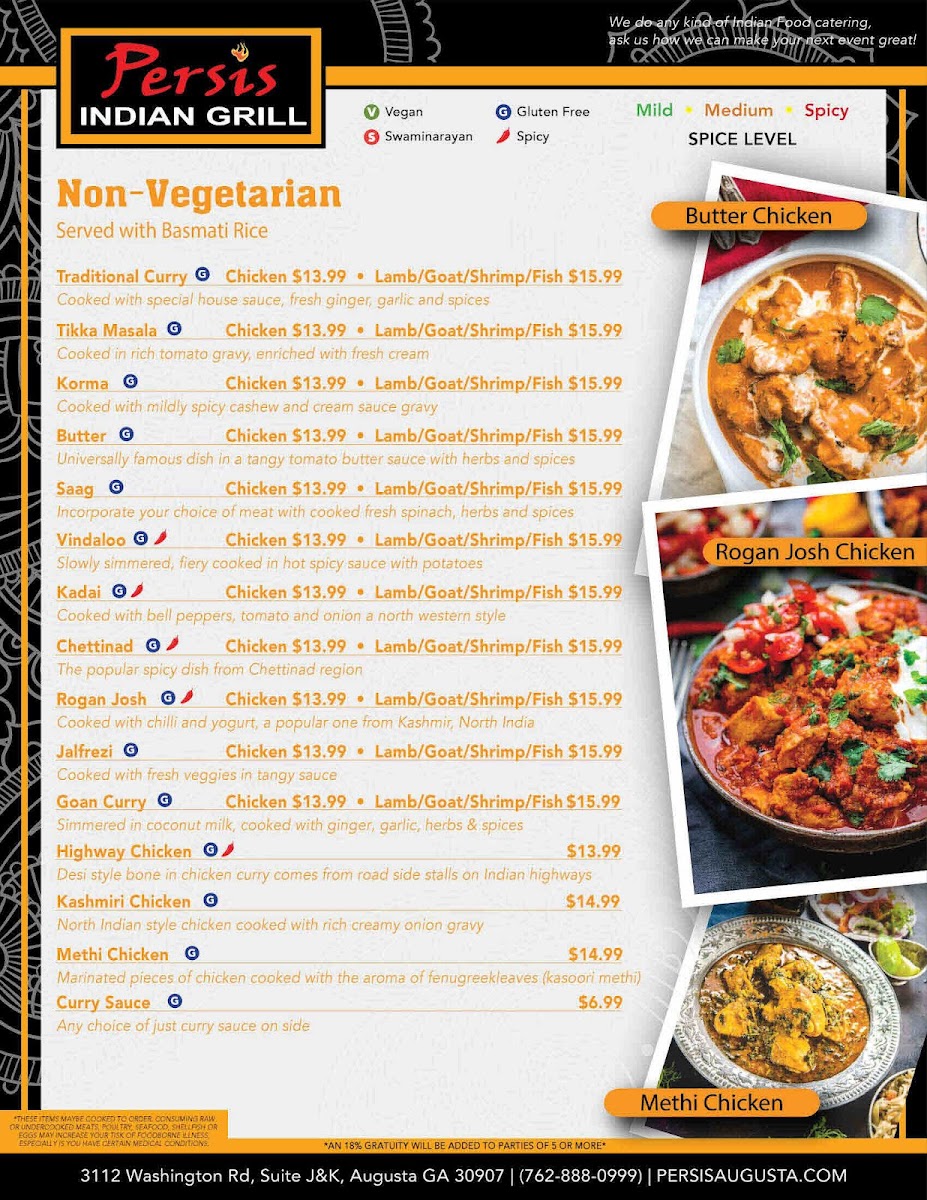 Menu Persis Indian Grill & Bar-2