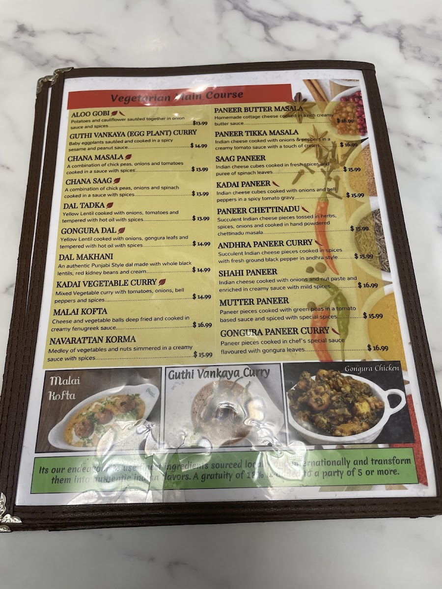 Menu Persis Indian Grill-2