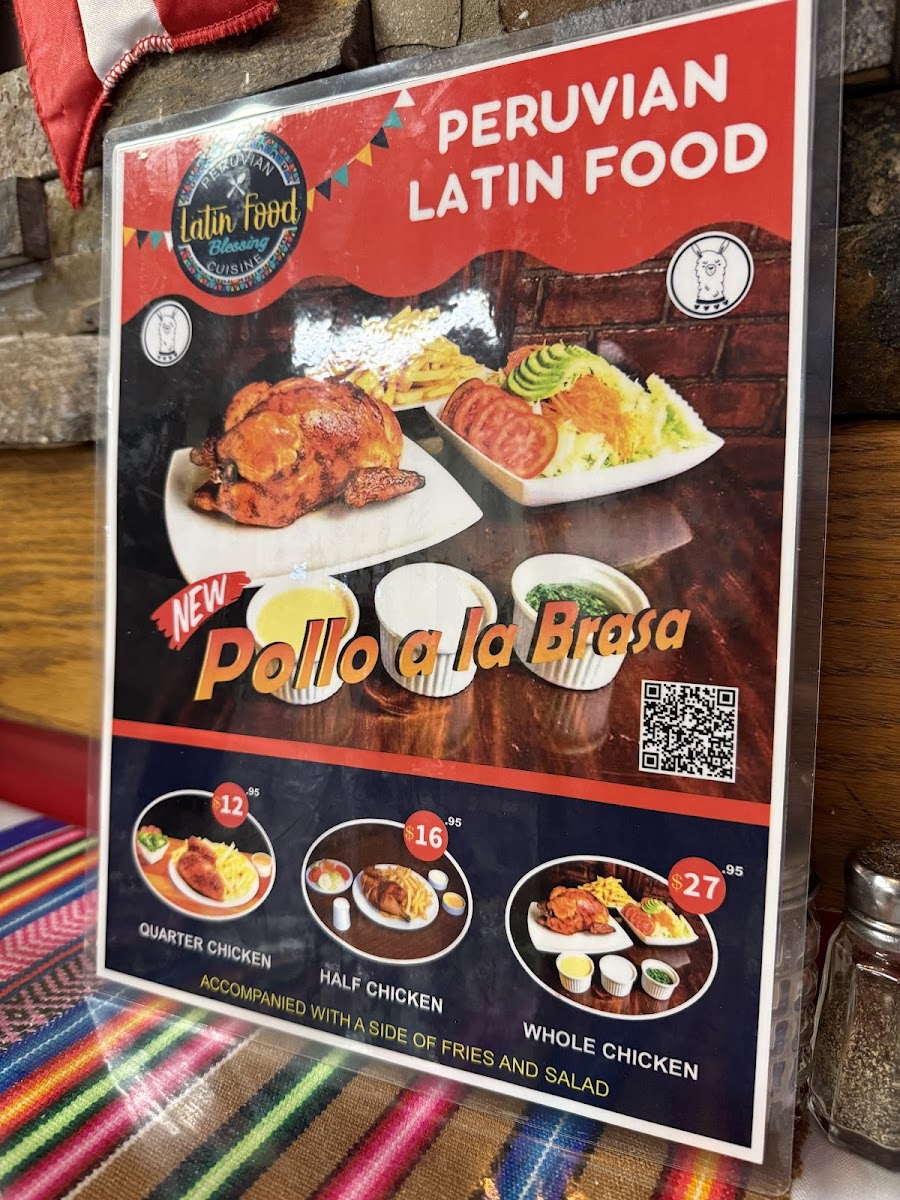 Menu Peruvian Food Blessing-10