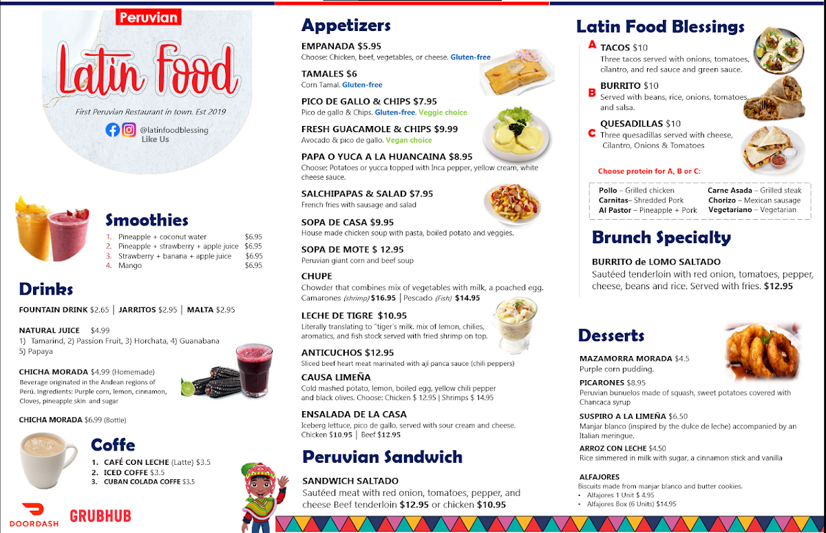 Menu Peruvian Food Blessing-6