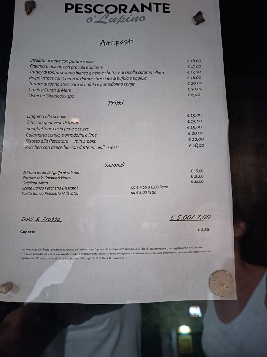 Menu Pescorante O'lupino-1