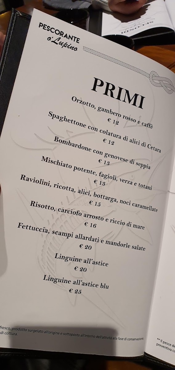 Menu Pescorante O'lupino-4