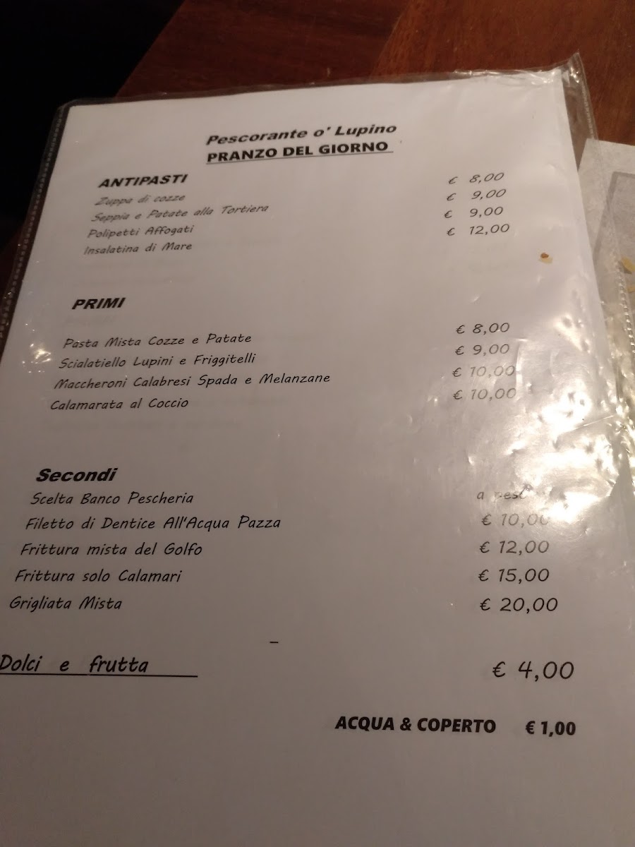Menu Pescorante O'lupino-8