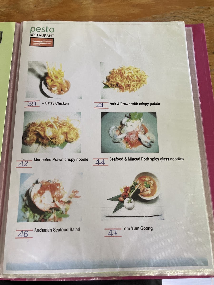 Menu Pesto Restaurant-5
