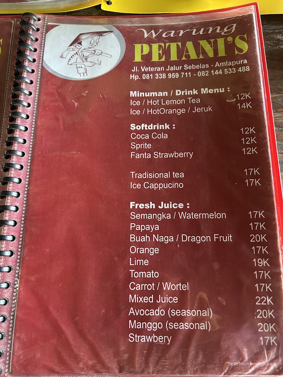 Menu Petani's Warung And Catering-4