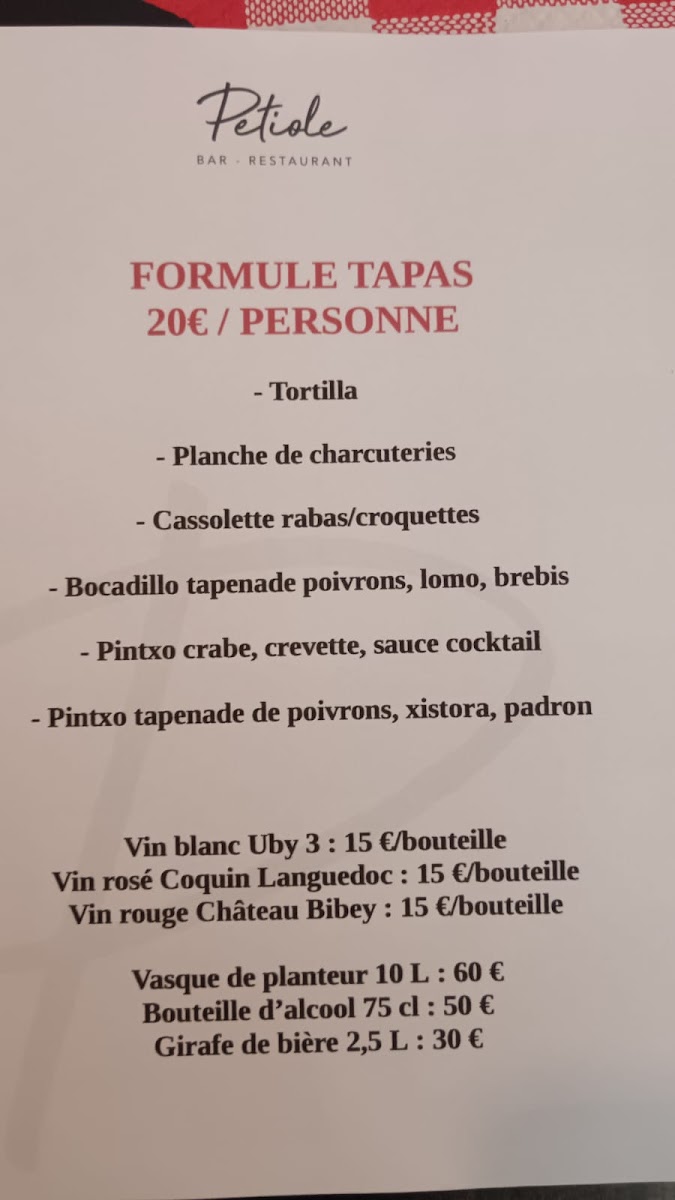 Menu Petiole-8