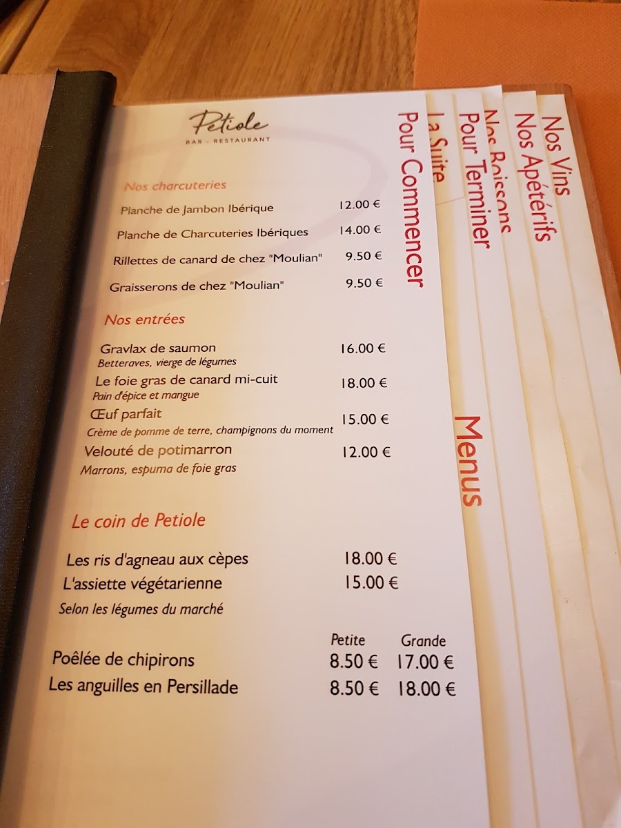 Menu Petiole-9
