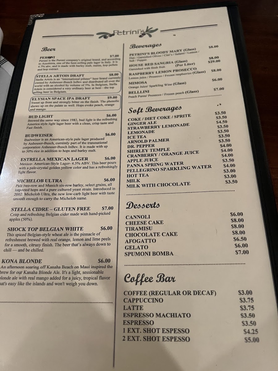 Menu Petrini's San Diego-10