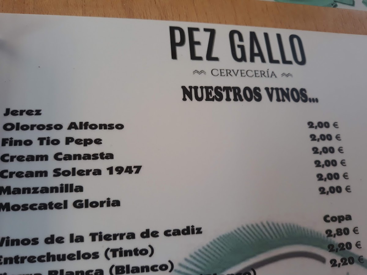 Menu Pez Gallo Cervecería-10