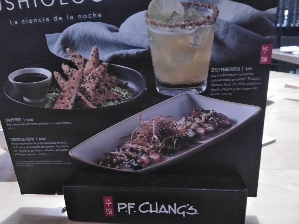 Menu P.f. Chang's Parque Delta-7