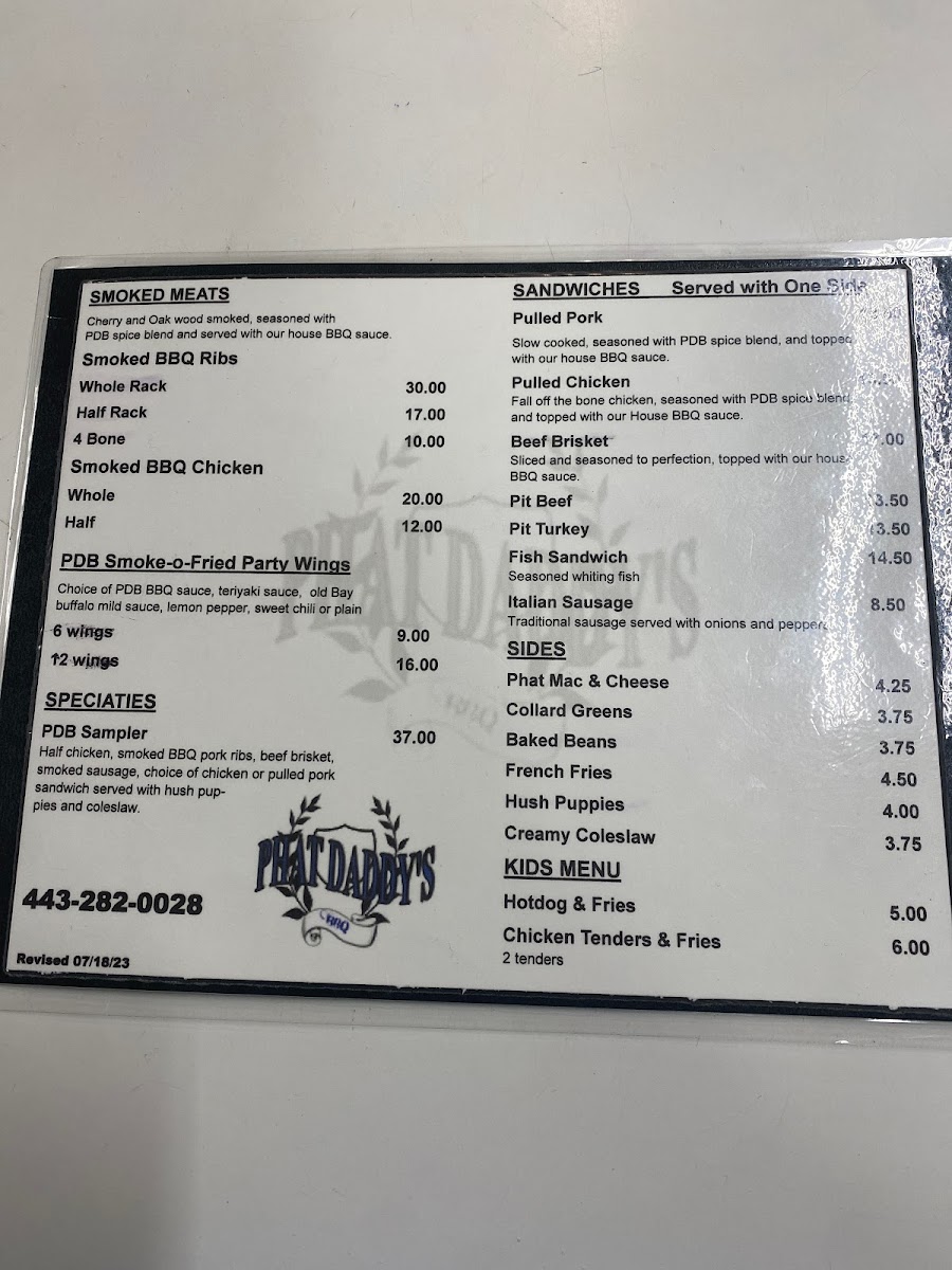 Menu Phat Daddy's-5