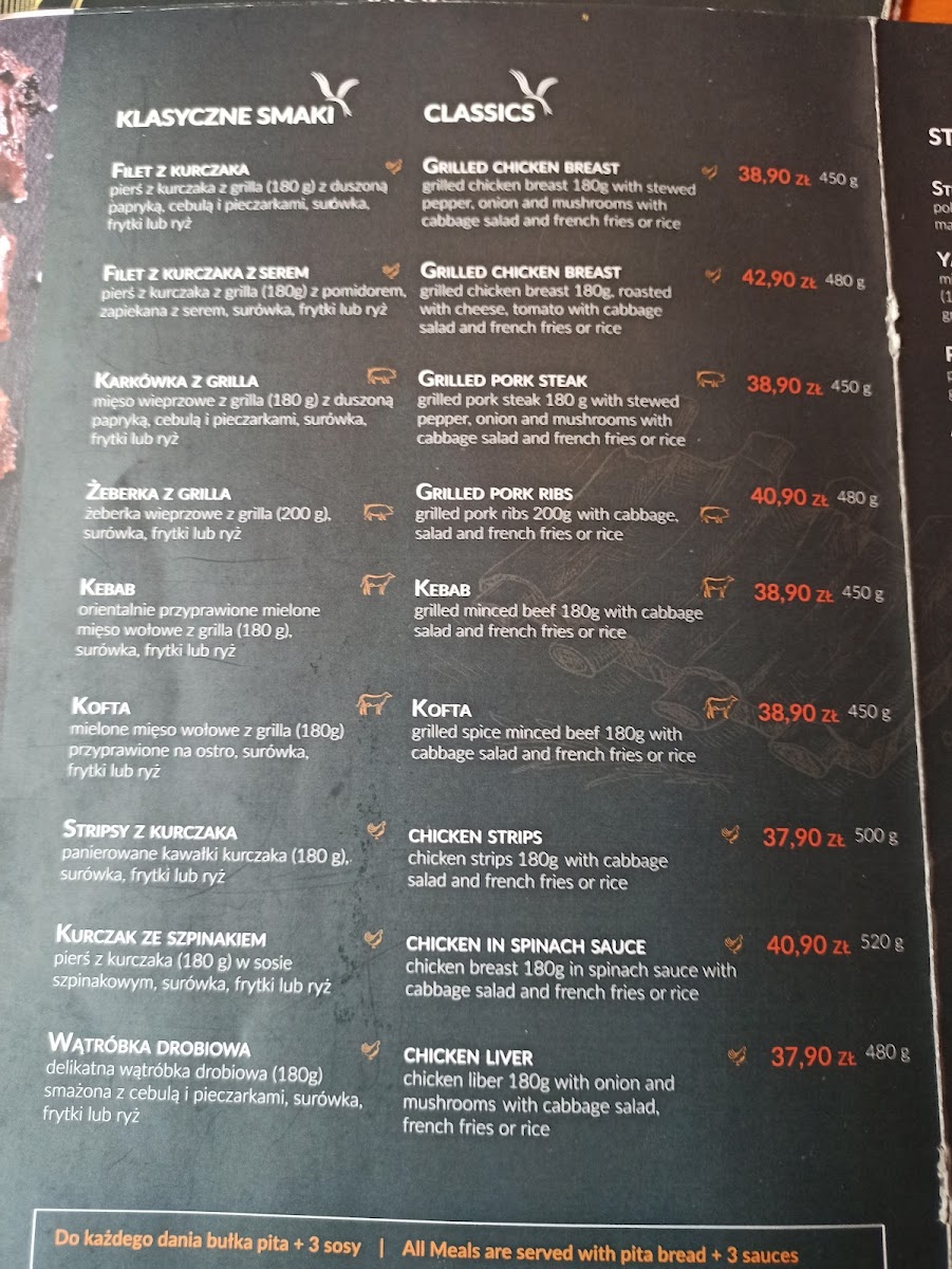Menu Phenix-2